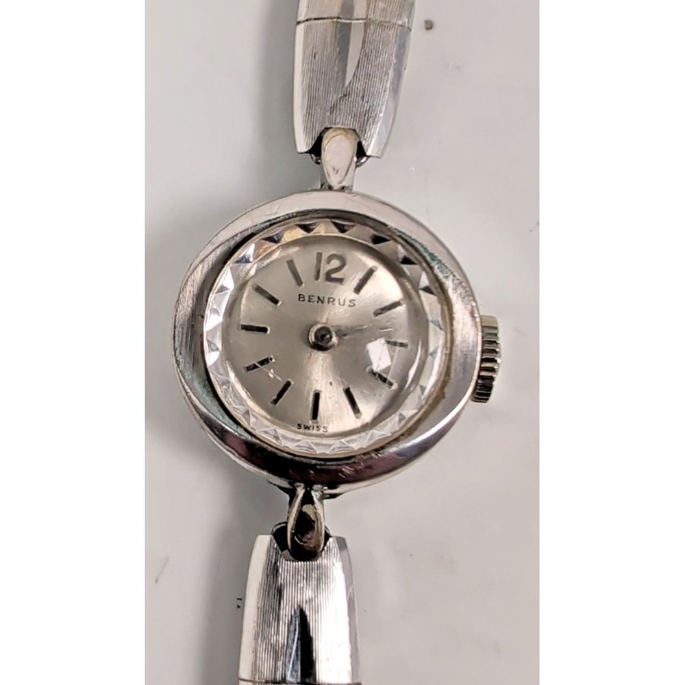 Vintage Benrus Womens Cocktail Watch 10K RGP Hand Wind Mechanical
